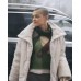 Gossip Girl Julien Calloway White Puffer Jacket